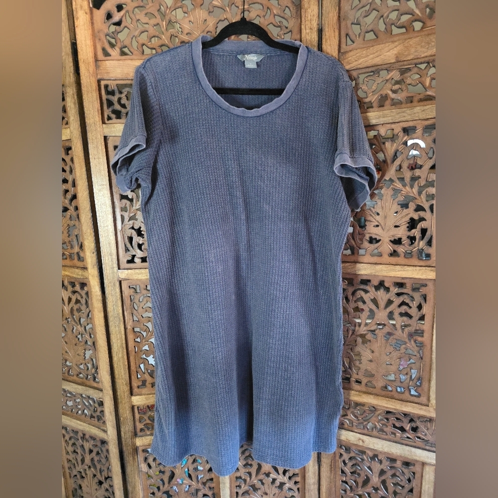 🌟 Natural Reflections Navy Knit Dress